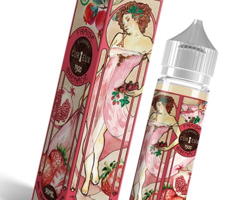 Packaging e-liquide Curieux - Edition 1900 - emballage