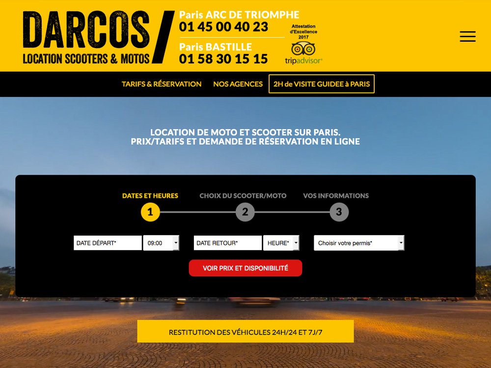 darcos-location.com - Publicité d'affichage numérique