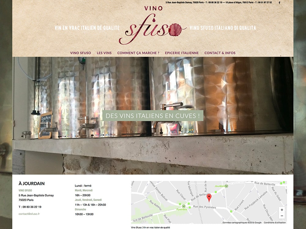 LIMBUS | Agence Design et Web - Vin en vrac