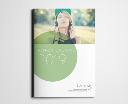 CAMIEG  | Rapport d'activité 2018 | 2019 - Conception graphique